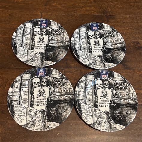 Royal Wessex Halloween Till Death Do Us Part 8” Salad/Dessert Plates Set of 4. Opens in a new window or tab. Brand New. $55.00. chantrellm (1,486) 100%. Buy It Now +$13.05 shipping. 10 watchers. Sponsored. Set x 4 ROYAL WESSEX Halloween Potions Eyeballs Side / Salad Plates - New. Opens in a new window or tab.